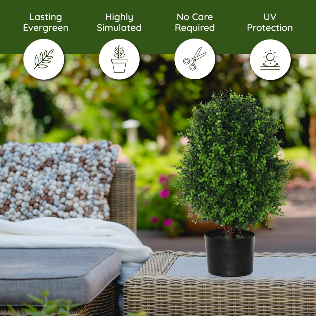 EasyFlora Artificial Cedar Tree 21.6 Inch
