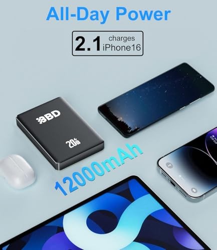 W0585 Magnetic Power Bank Model KR-W0021 Black Retail $17.00