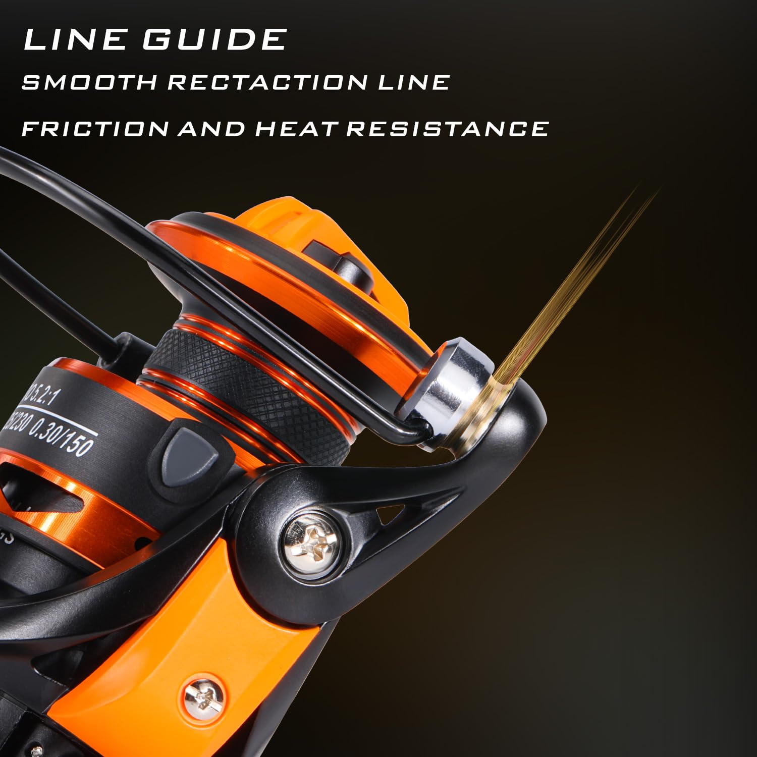 Fishing Rod and Reel Combo IM6 Graphite 2-Piece 6.31 Gear Ratio 18LB Drag