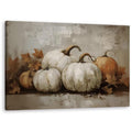 TLESKE Fall Pumpkin Rustic Farmhouse Wall Art Decor 16x24 (White-02) Retail $26.00