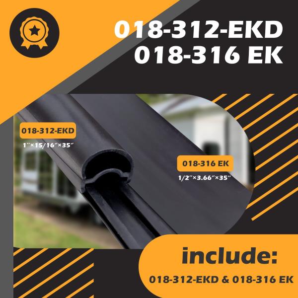 D-Seal RV Slide Out Seal Wiper & Base Seal | 018-312-EKD & 018-316 EK