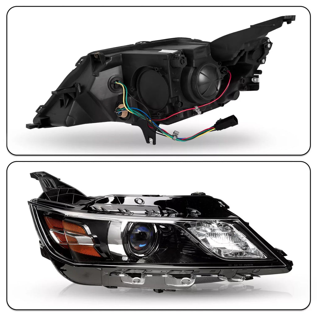 Black Headlight Assembly for 2014-2020 Chevrolet Impala