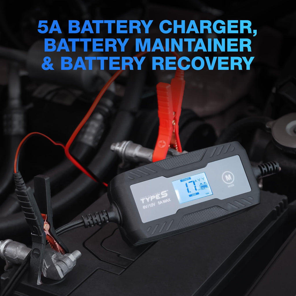 TYPE S 5A Smart Battery Charger $49.99