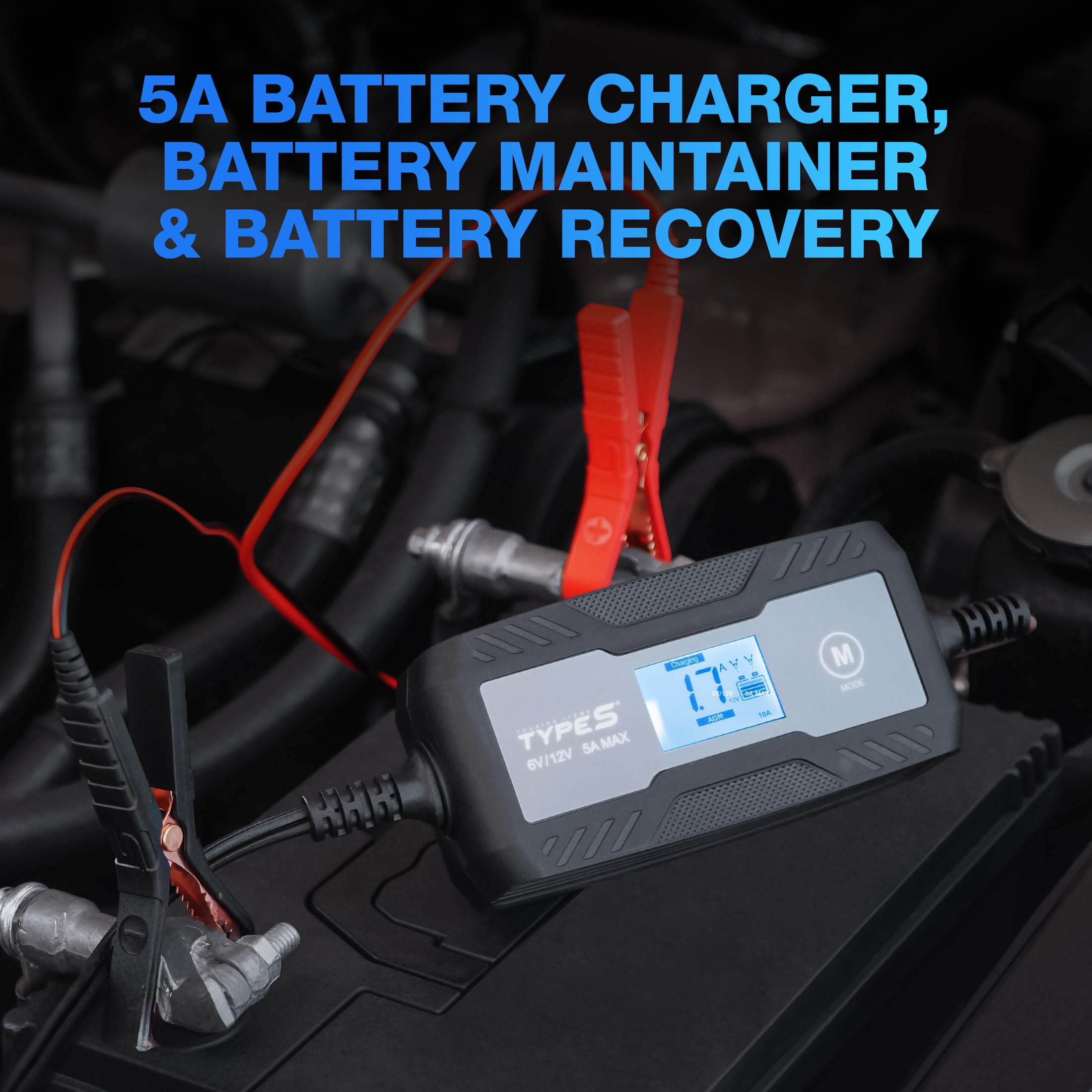 TYPE S 5A Smart Battery Charger $49.99