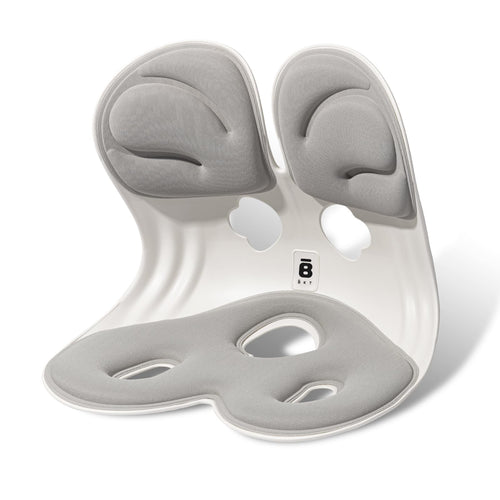 BKT Seat Cushion Chair Ergonomic Office Chair Cushions Lumbar Support for Seat Pillow Ideal for Students Office Workers Nursing Mothers Long Sitting Outdoor Fishing Floor (Grey) Retail $52.00