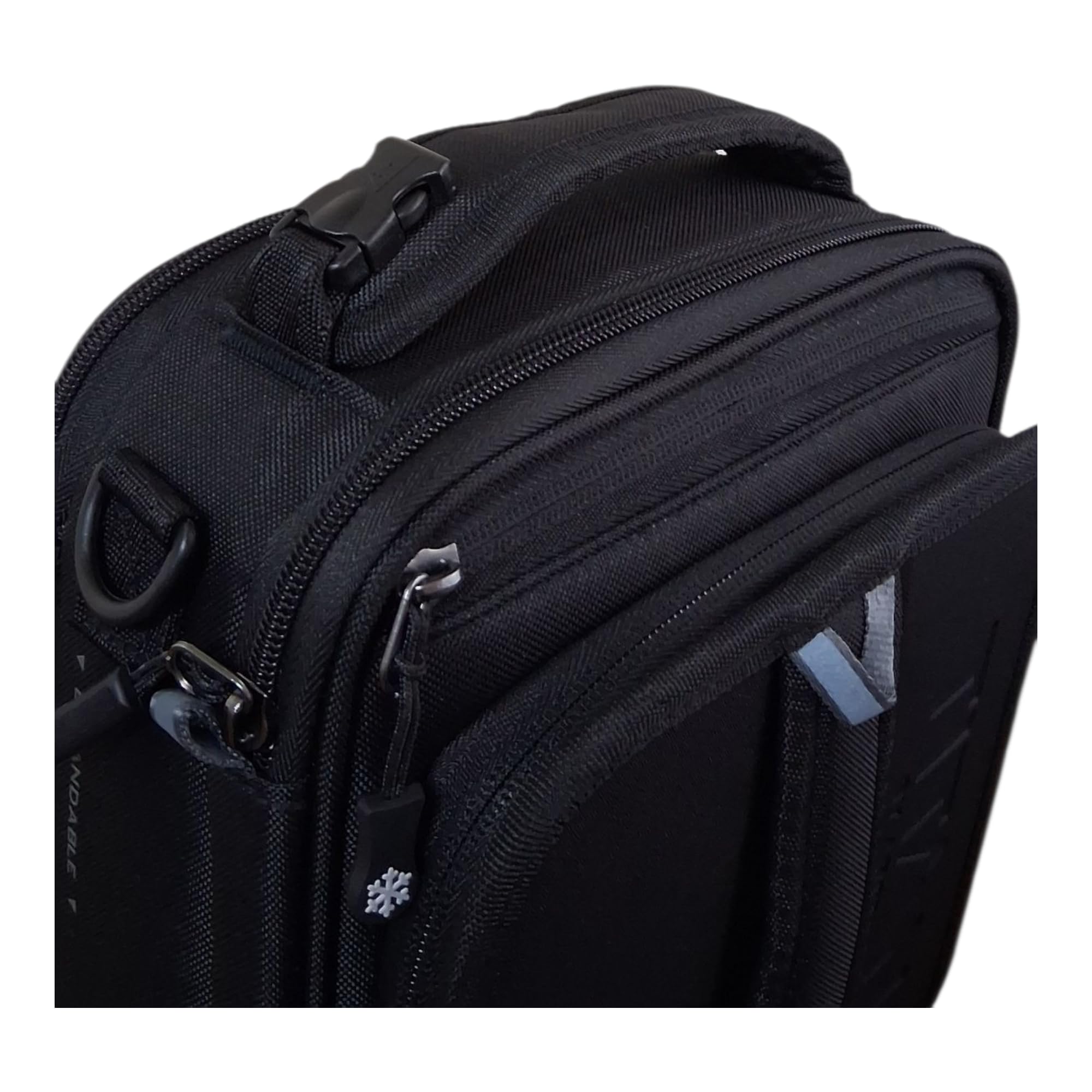 Black Expandable Insulated Lunch Box Cooler with 2 Ice Walls  Leak-Proof Lining Retail $44.00
