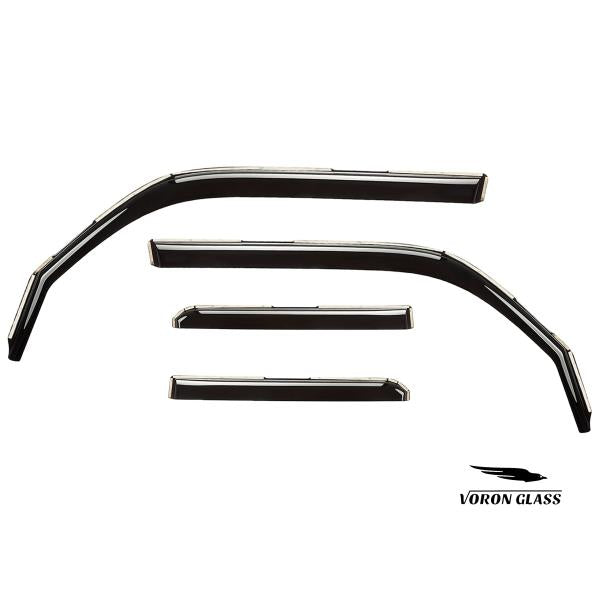 In-Channel Rain Guards for Toyota 4Runner 2010-2024 Window Deflectors 4 Pieces