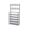Open-Box New Generic 5-Tier Freestanding Shoe Rack  Coat Stand Entryway Organizer Retail $48.00