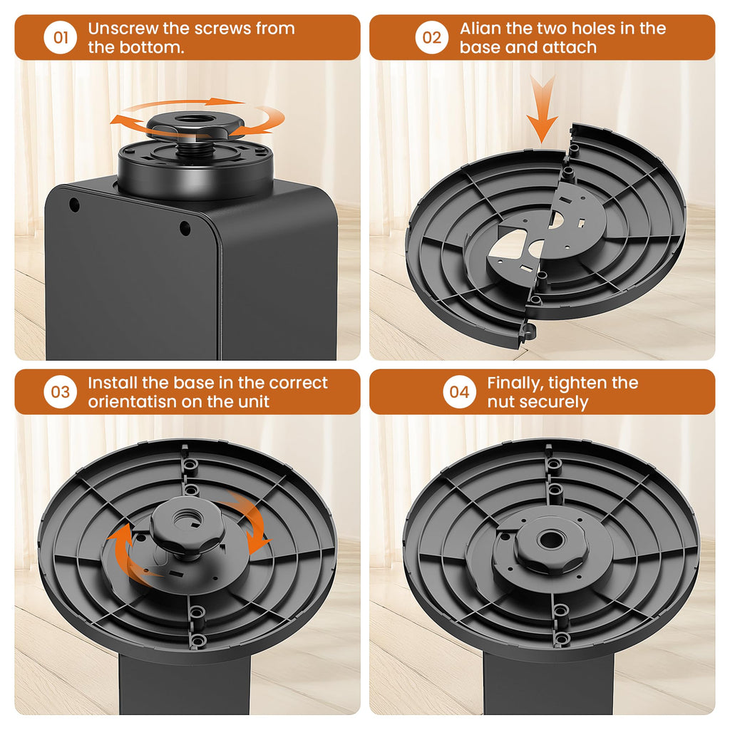 Tower Heater and Fan Combo, 1500W PTC Electric Fireplace Heater W/ 3D Flame, 90° Oscillation Space Heater Fan Combo for Indoor Use, Child Lock & Eco Mode, 12h Timer, Remote Control, Home & Office Retail $89.00
