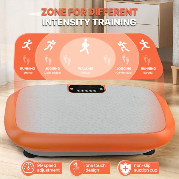 Vibration Plate Exercise Machine for Weight Loss Fitness Equipment, Vibration Plate Platform for Home Fitness,Lymphatic Drainage Shaking Full Body Shaker 99 Adjustable Speeds Retail $59.00