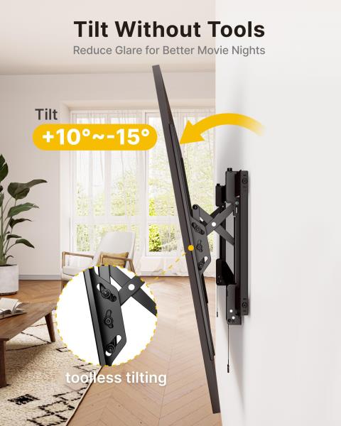 Heavy Duty Tilting TV Wall Mount for 55105 TVs up to 200lbs