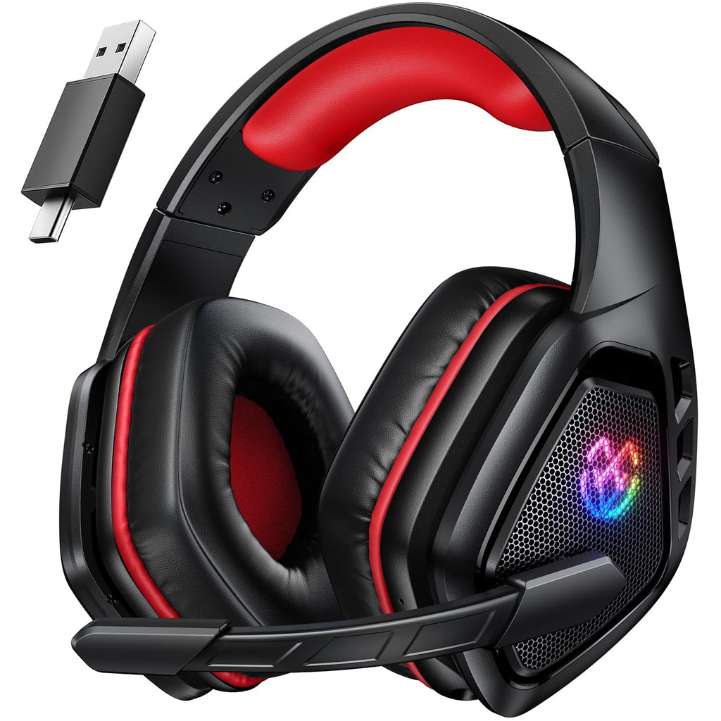 New Open-Box Tatybo WT5 Wireless 2.4GHz 7.1 Surround Sound Noise-Canceling Mic Gaming Headset Retail $37.00