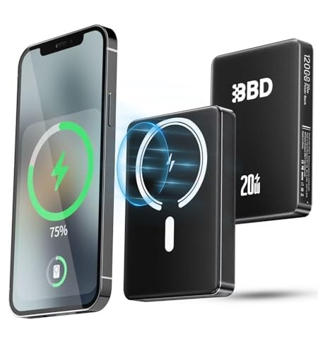 W0585 Magnetic Power Bank Model KR-W0021 Black Retail $17.00