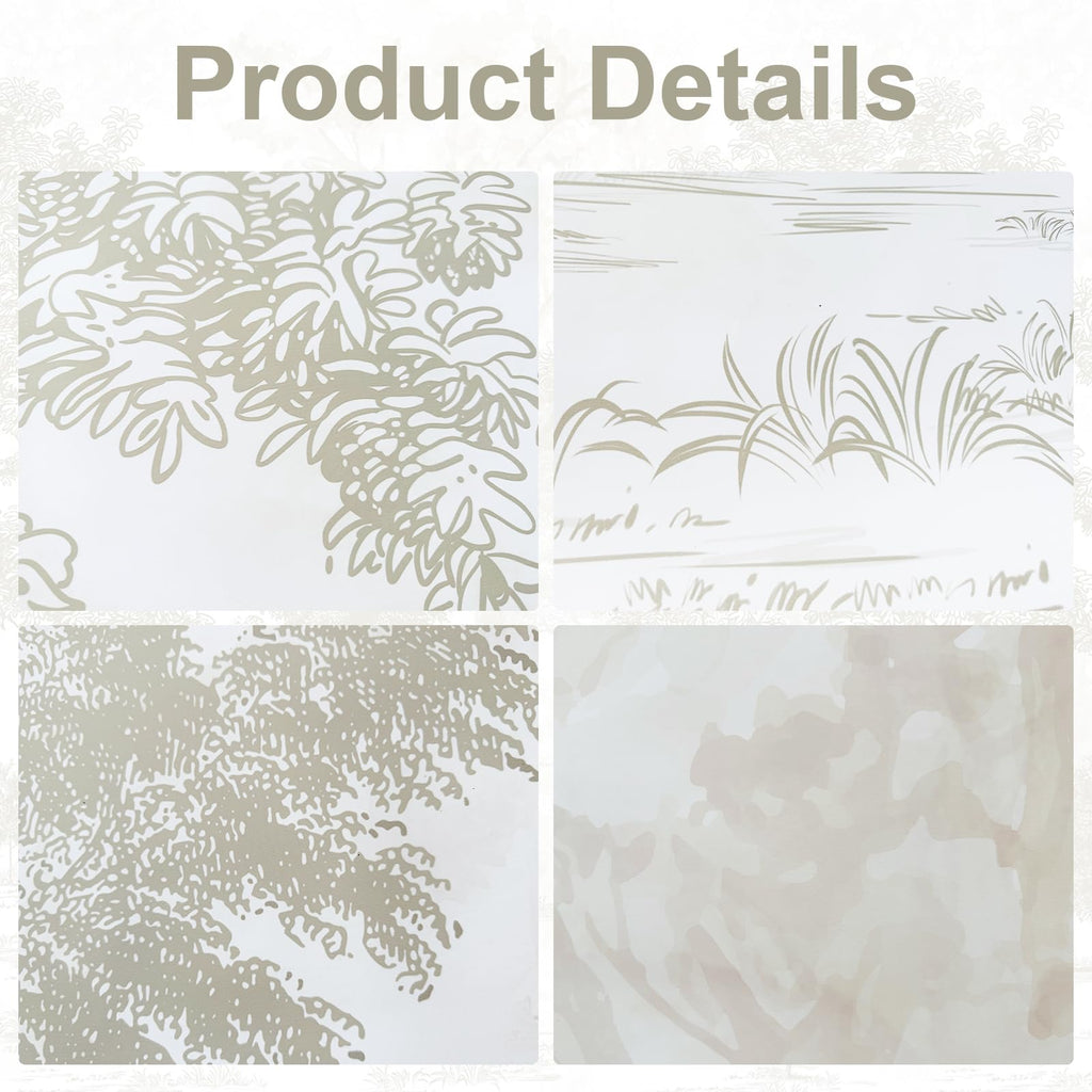 New Open-Box Zeeko Vintage Forest Wall Mural Peel  Stick 177x110 Waterproof Canvas Retail $208.00