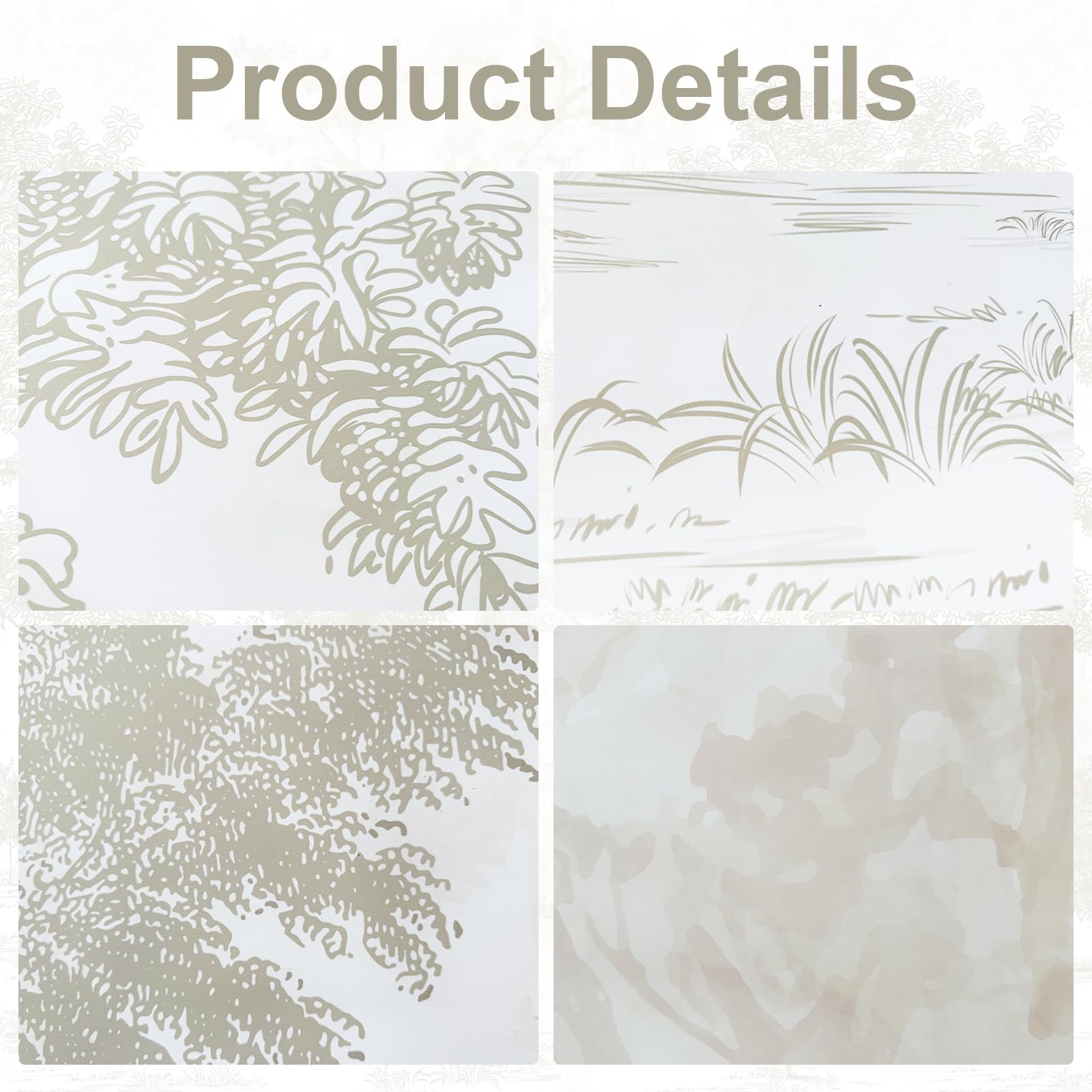New Open-Box Zeeko Vintage Forest Wall Mural Peel  Stick 177x110 Waterproof Canvas Retail $208.00