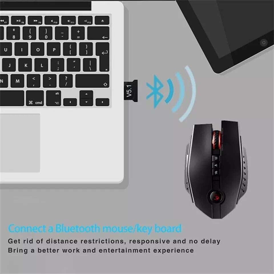 Bluetooth 5.1 USB Adapter Receiver  Transmitter Dongle for PC Retail $4.00