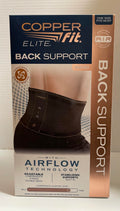 Copper Fit Elite Air Back Support Brace with Airflow Technology, Adjustable Compression Straps, Double Band, One Size Fits Most Retail $17.00
