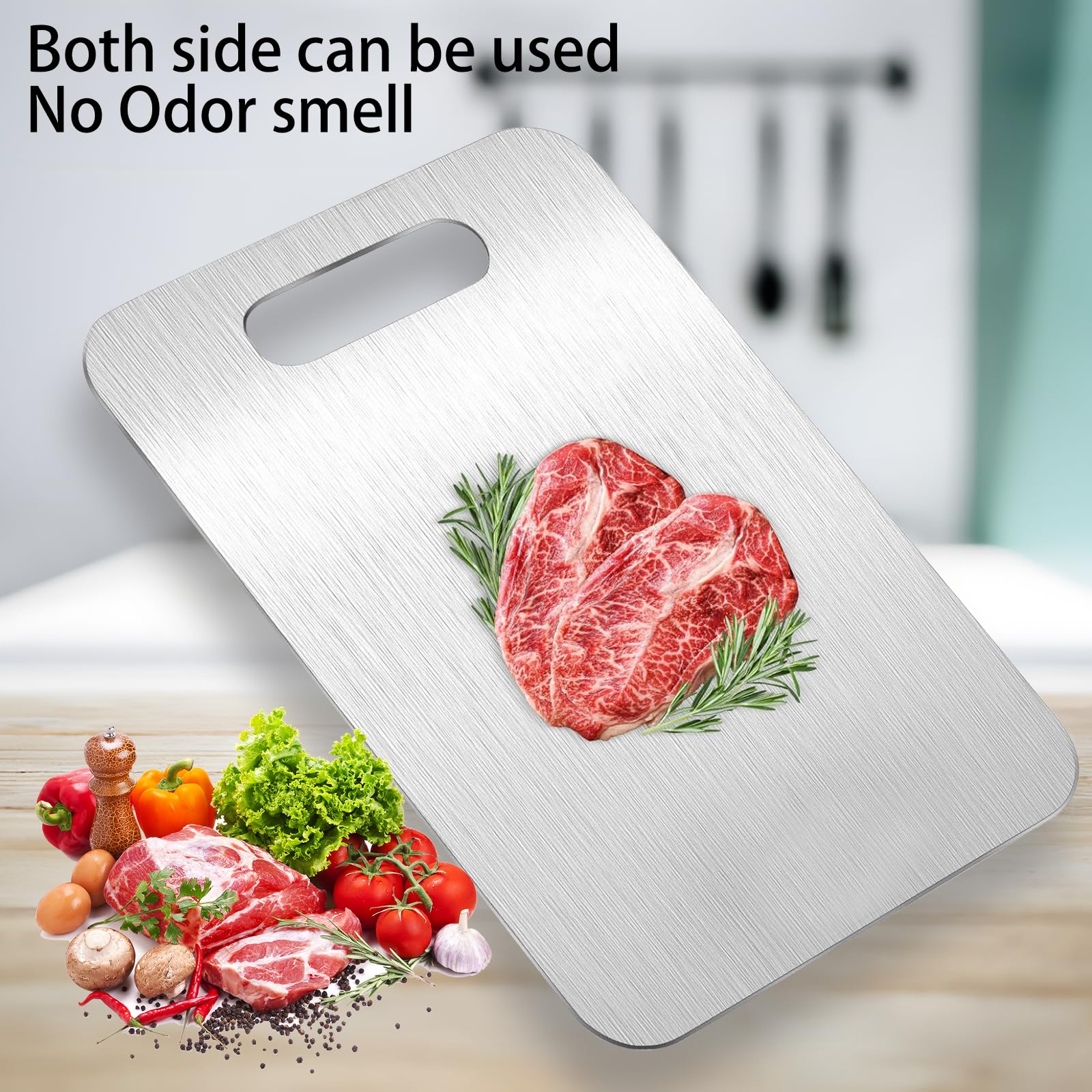 FARGEPENN Titanium Steel Cutting Board Set 13.4x9