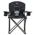 Open-Box New SUNNYFEEL XXL Oversized Folding Camping Chair - 800 LBS Capacity Carbon Black