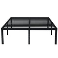 New EMODA Queen 18 Tall Heavy Duty Metal Platform Bed Frame with Storage No Box Spring Retail $105.00