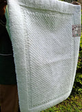 Plush Absorbent Bath Mat 24 x 36 Inches Light Green