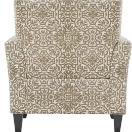 Laurens Modern Upholstered Accent Chair – Soft Fabric, Wood Legs