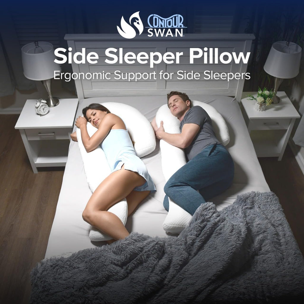 Open-Box New Contour 7-in-1 Ergonomic Micro-Coil Support Body Pillow Retail $44.80