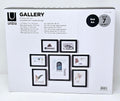 New As-Is Umbra Gallery Frames Black Set of 7 Various Sizes Retail $69.99