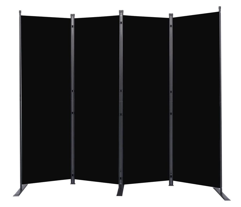 FT Portable Room Divider and Folding Privacy Screen 4 Panel Partition 88 W Black $42.00