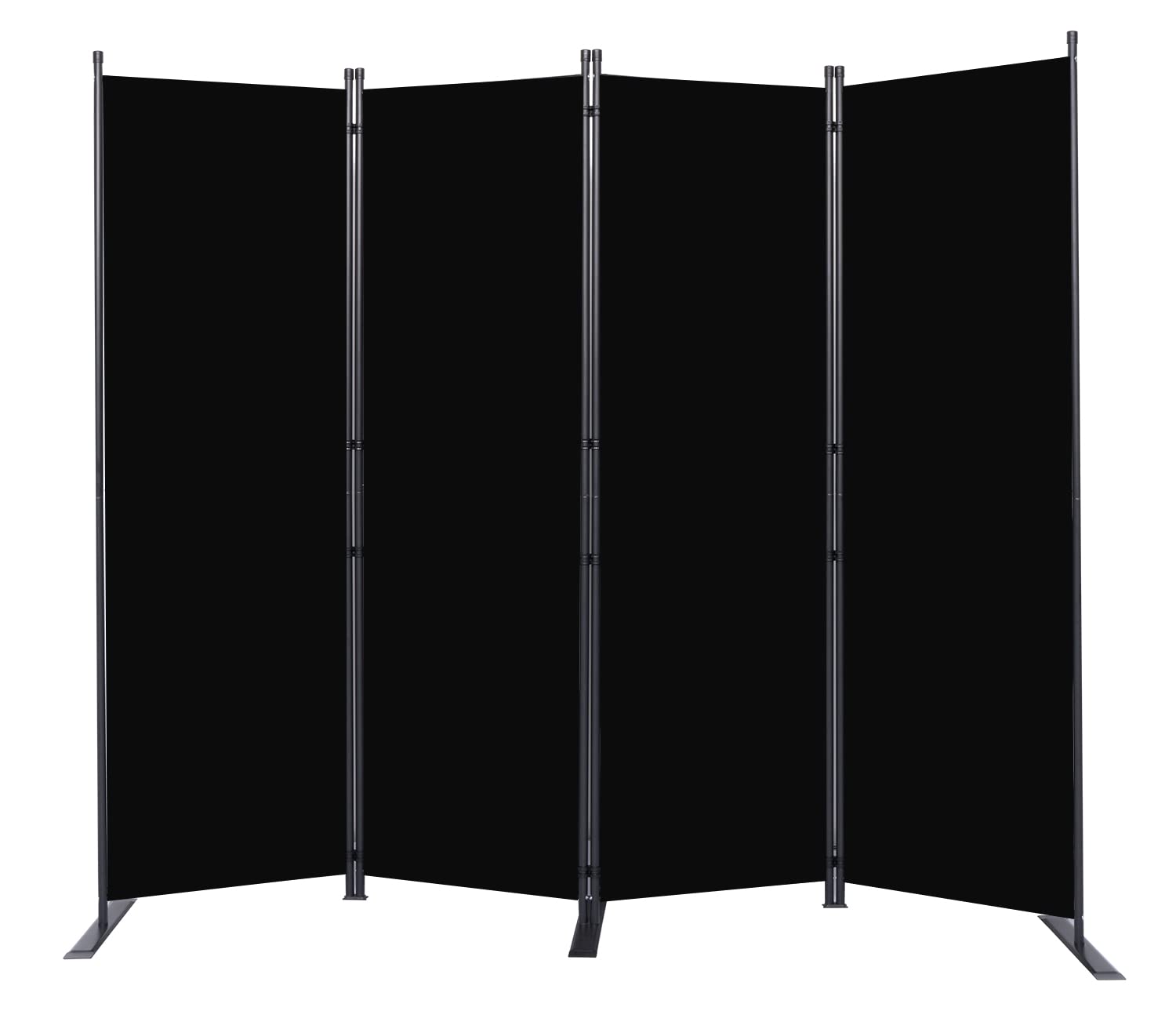 FT Portable Room Divider and Folding Privacy Screen 4 Panel Partition 88 W Black $42.00