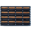 FOOTMATTERS Ninamar Mud Scrubber Tray Mat – 29.5 x 17.5 inch - 2 Pack Retail $61.00