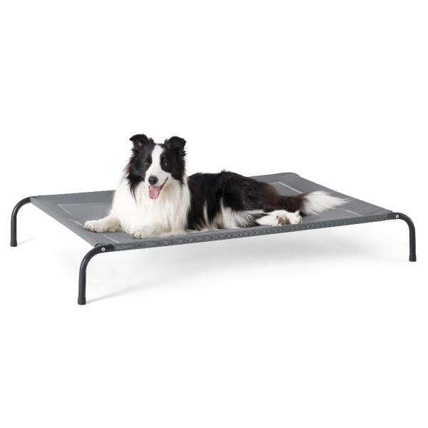 Elevated Cooling Dog Bed Large 49in Grey