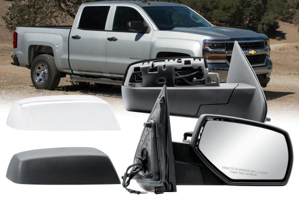 Passenger Right Side Power Heated Door Mirror for 2014-2019 Chevrolet Silverado GMC Sierra