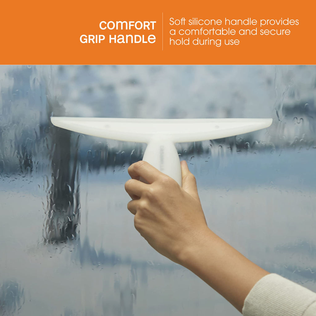 Casabella 10 White Clip-on Silicone Squeegee