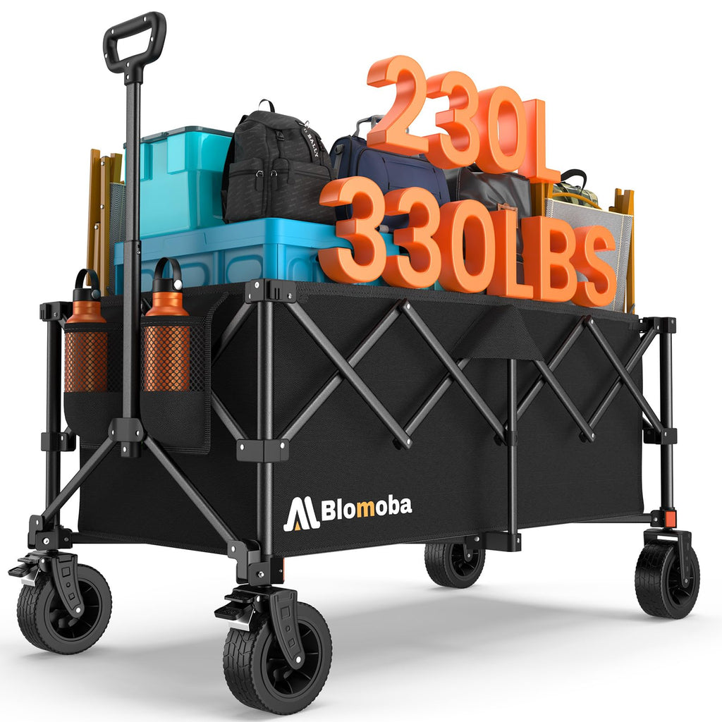 Collapsible Wagon Cart 330LBS Heavy Duty Folding Utility Cart with Wheels $59.25 Retail $79.00