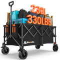 Collapsible Wagon Cart 330LBS Heavy Duty Folding Utility Cart with Wheels $59.25 Retail $79.00