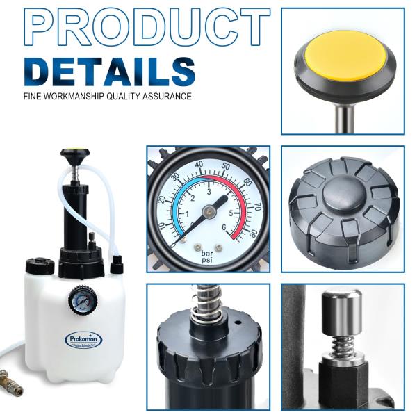 Liters Fluid Transfer Pump Tool with 13pcs ATF Adapters