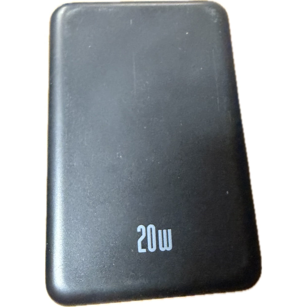 Black W5 PRO 20W Magnetic Portable Wireless Power Bank Retail $25.00