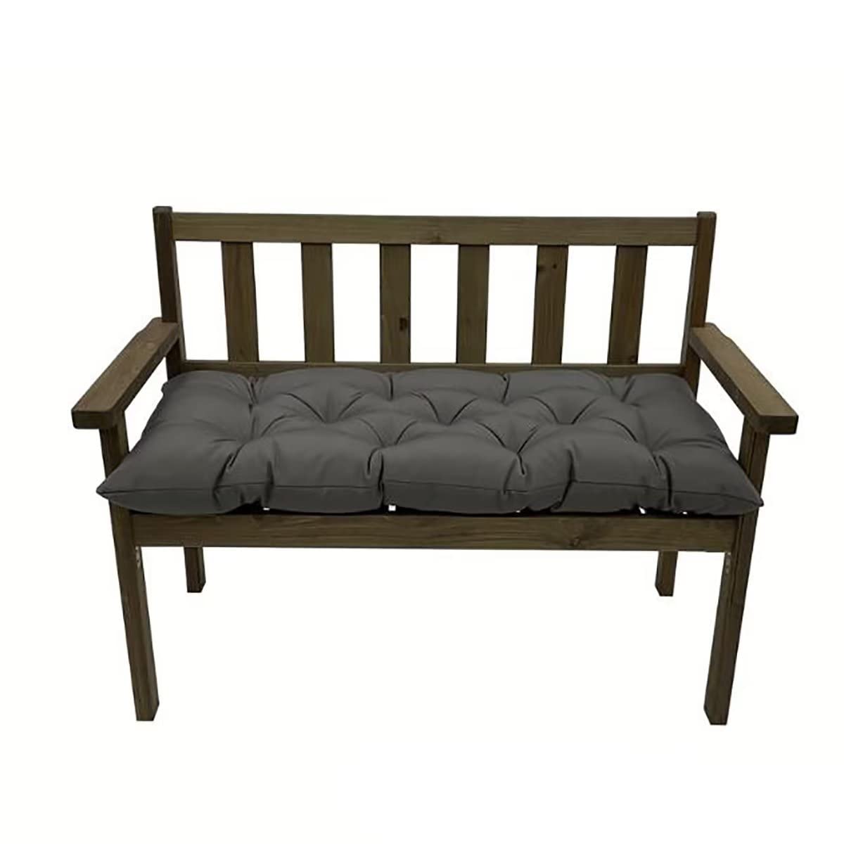 Open-Box New Yefound Waterproof Tufted 40 x 20 Bench Cushion Dark Grey Retail $30.00