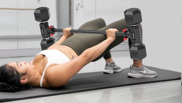 Dumbbell Converter Bar for Barbell Set Adjustable Weights up to 220LB Capacity Red - $69.00