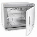 Professional 23L Extra Large Hot Towel Warmer Two Stainless Steel Racks White