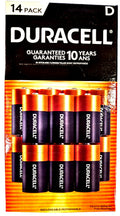 Duracell CopperTop D Batteries 14-Count