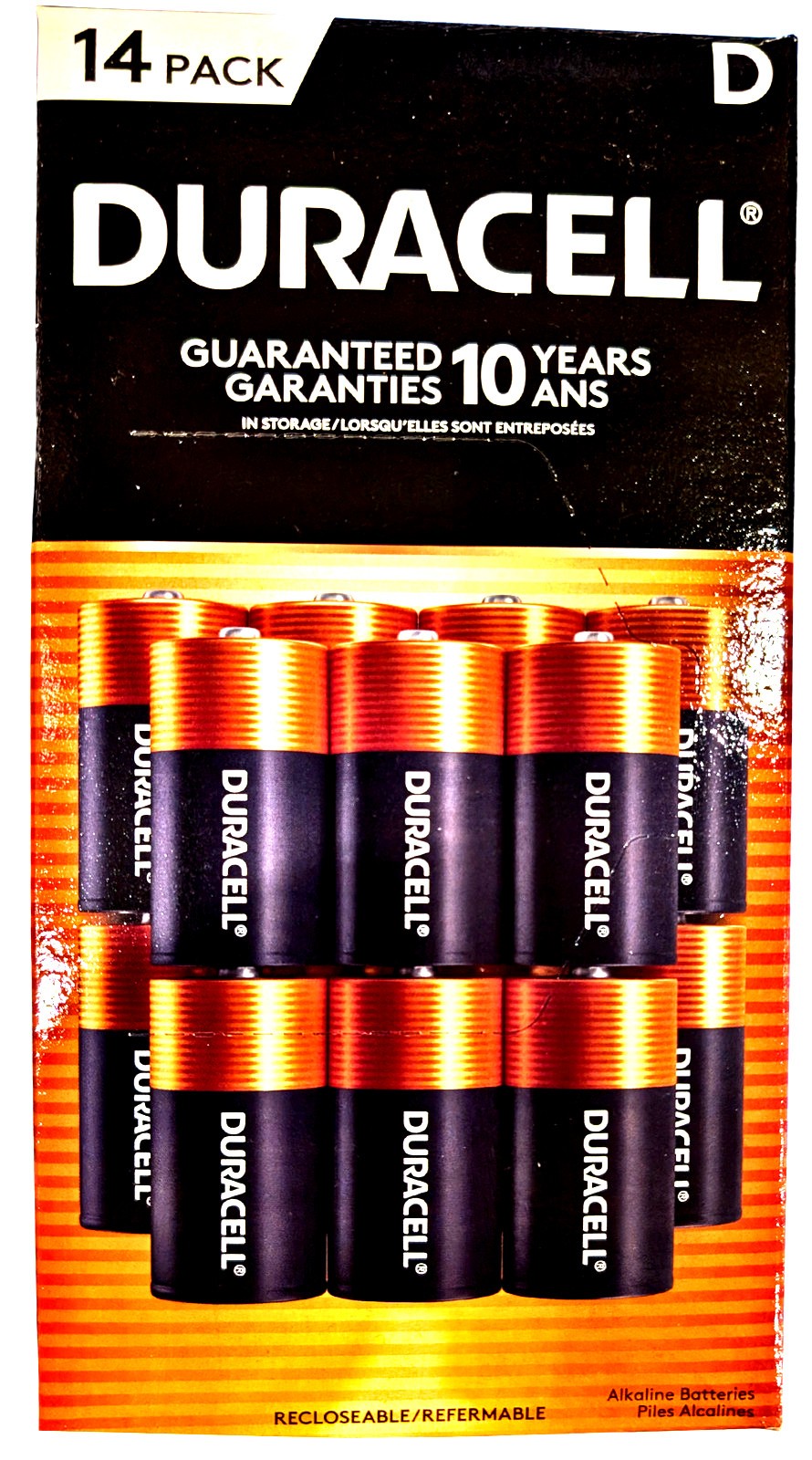 Duracell CopperTop D Batteries 14-Count