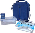 Titan Deep Freeze Fridge Cold Expandable Lunch Pack with Ice Walls - Navy Blue Retail $43.00