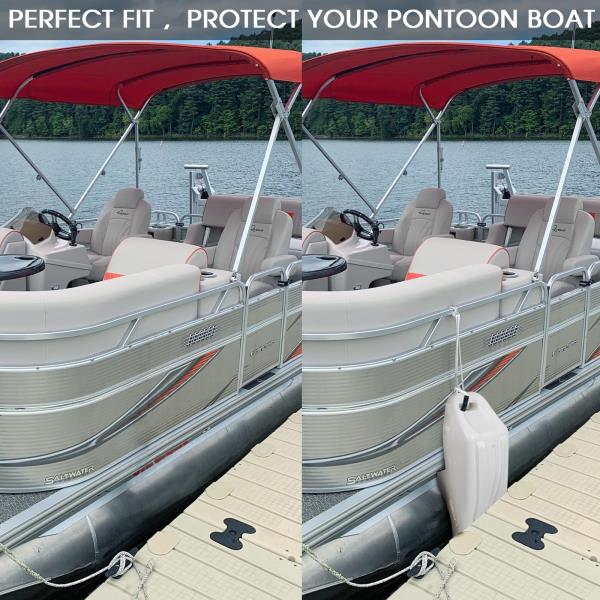 Pontoon Boat Fenders for Docking White