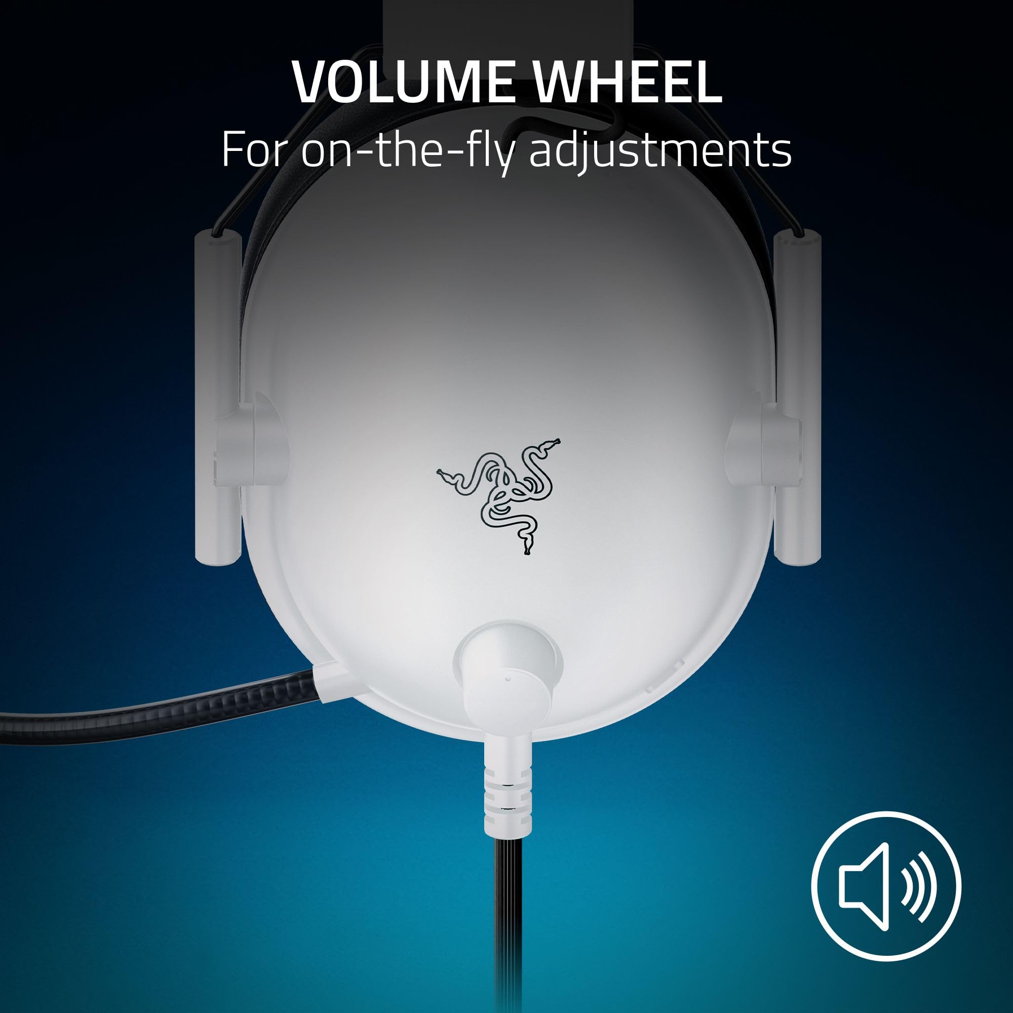 Razer BlackShark V2 X Multi-Platform Gaming Headset - 50mm Drivers Cardioid Mic White