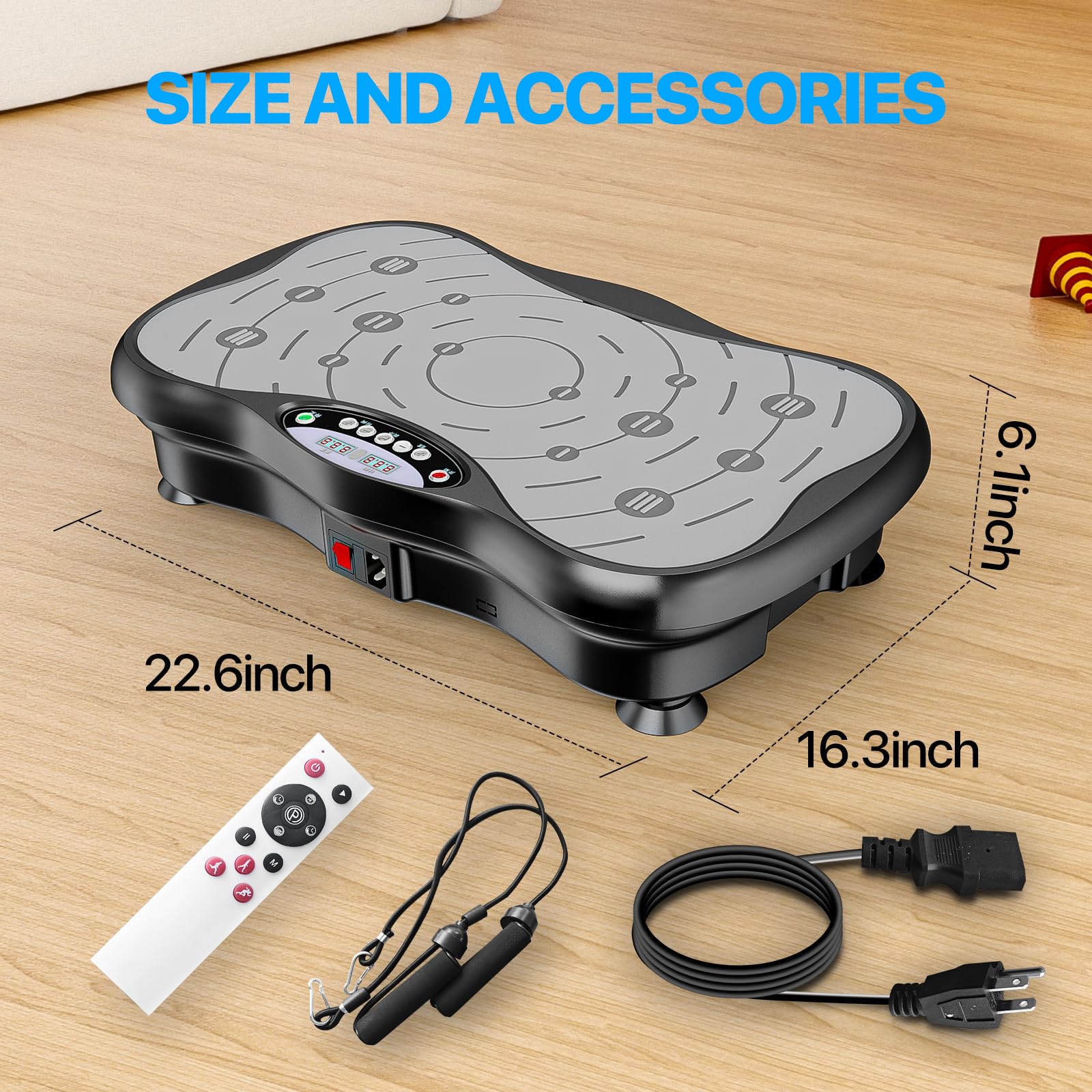 Vibration Plate Exercise Machine for Lymphatic Drainage Weight Loss, Whole Body Workout Vibration Fitness Platform ,Home Training Equipment ,Sport Gym for Weight Loss Fat Burner for Women Men Retail $59.00