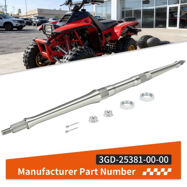 Rear Axle Shaft WNut for Yamaha Warrior 350 YFM350X YFZ350 87-01