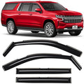 In-Channel Rain Guards for Chevrolet Suburban GMC Yukon XL Cadillac Escalade ESV 2021-2026