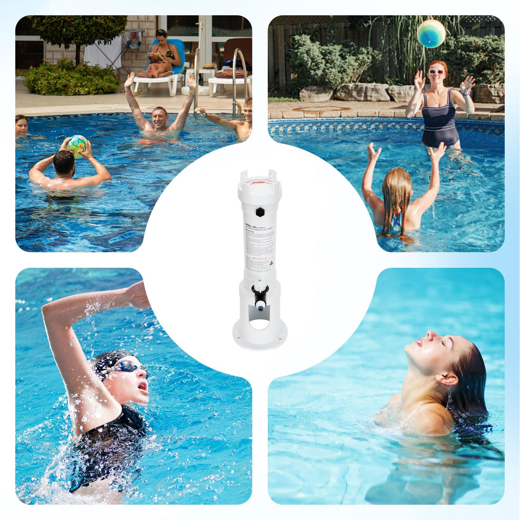 New Lanmun R171016 Automatic Pool Chlorinator Upgraded 72000 Gal Capacity. Retail $68.00